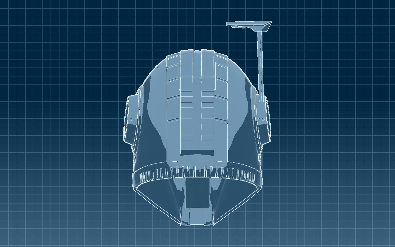 Mandalorian Helmet 3D print model_26