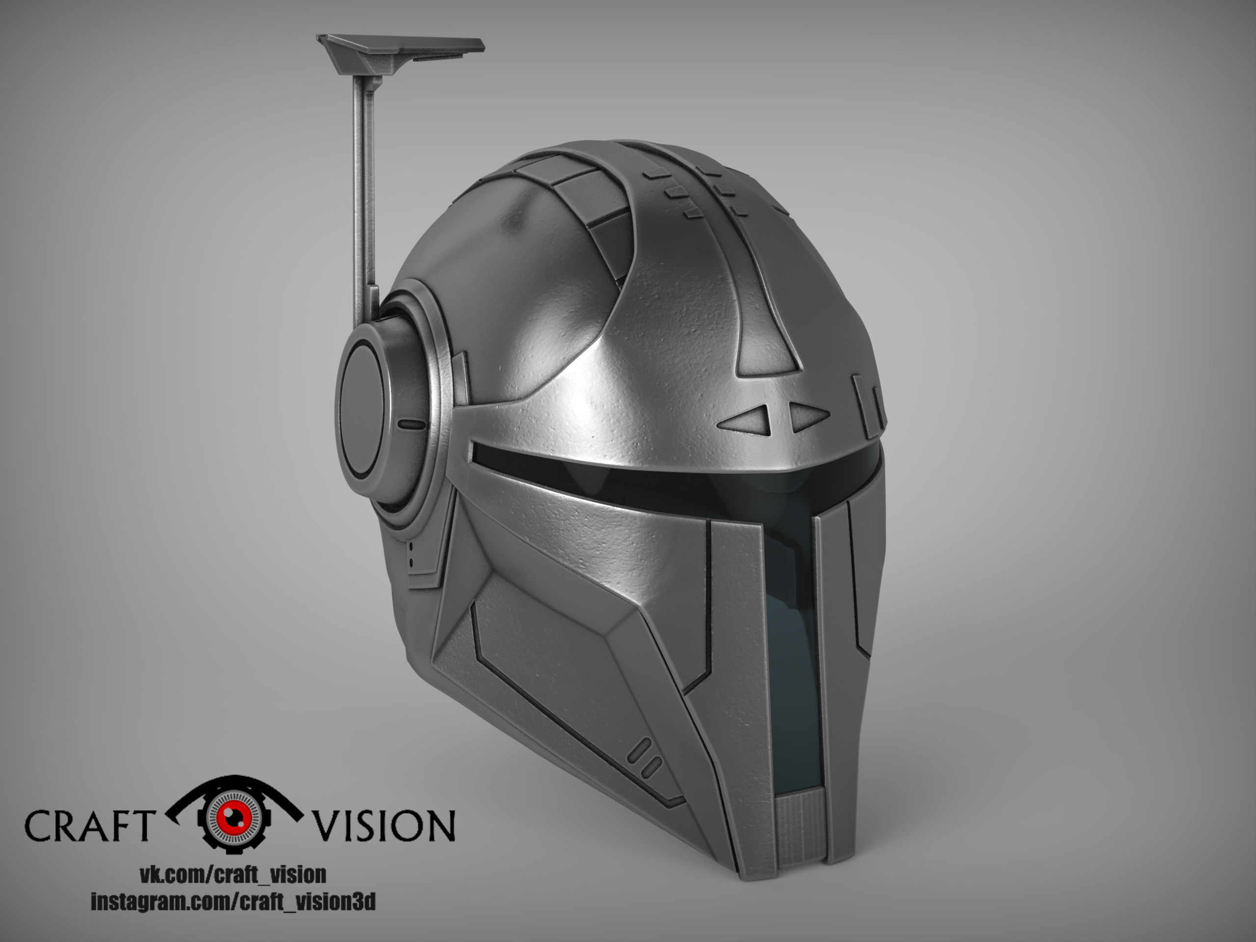 Mandalorian Helmet 3D print model_0