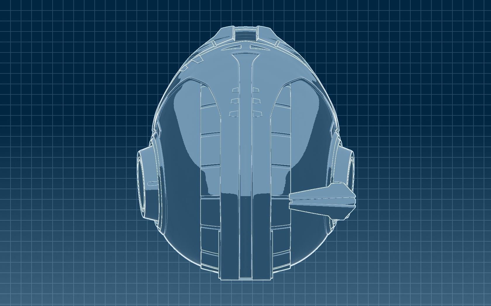 Mandalorian Helmet 3D print model_23
