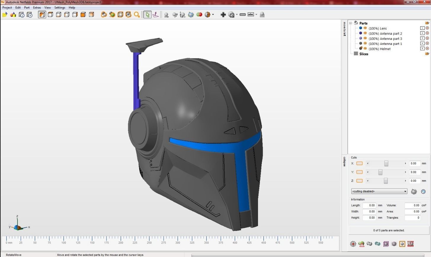 Mandalorian Helmet 3D print model_12