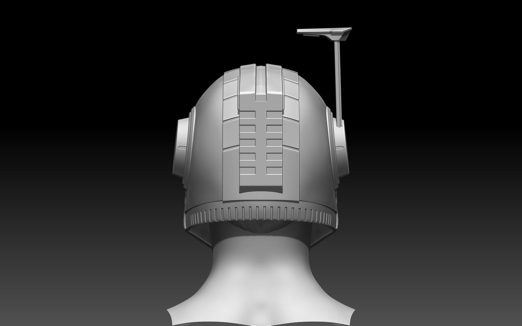 Mandalorian Helmet 3D print model_10