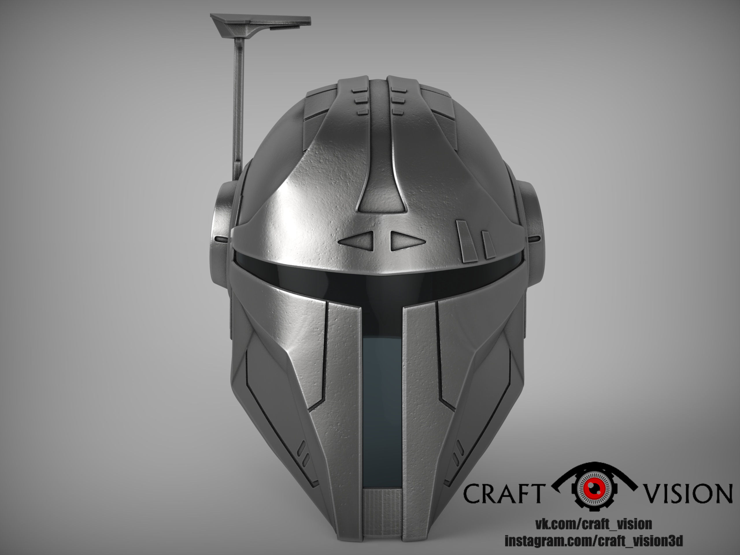 Mandalorian Helmet 3D print model_1