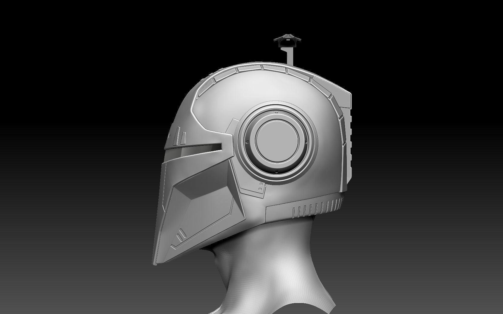 Mandalorian Helmet 3D print model_20