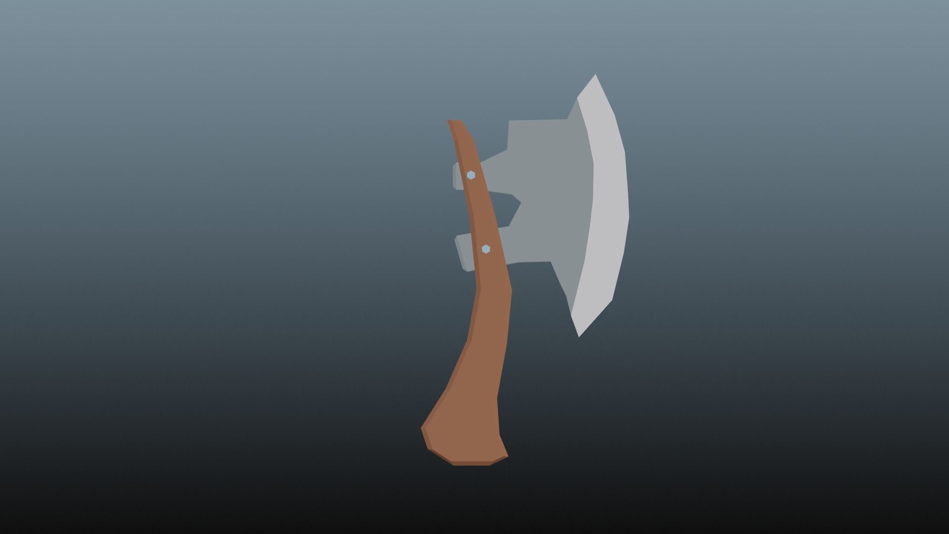 Low poly axe 1