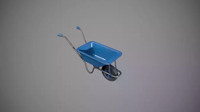Blue Wheelbarrow