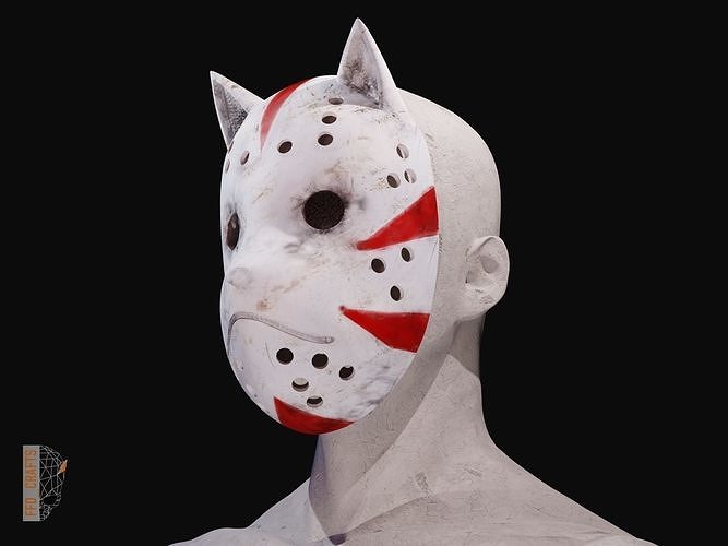 Anbu Mask - Jason style 3D print model