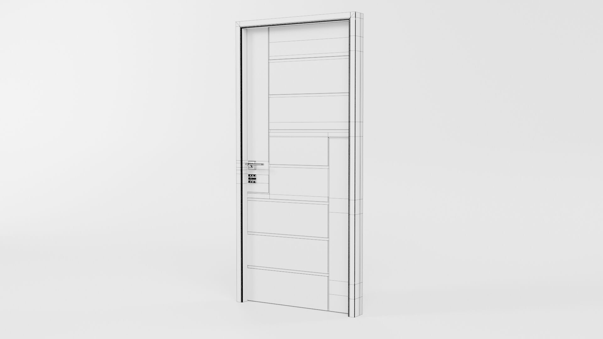 Door CG22 3D model_5