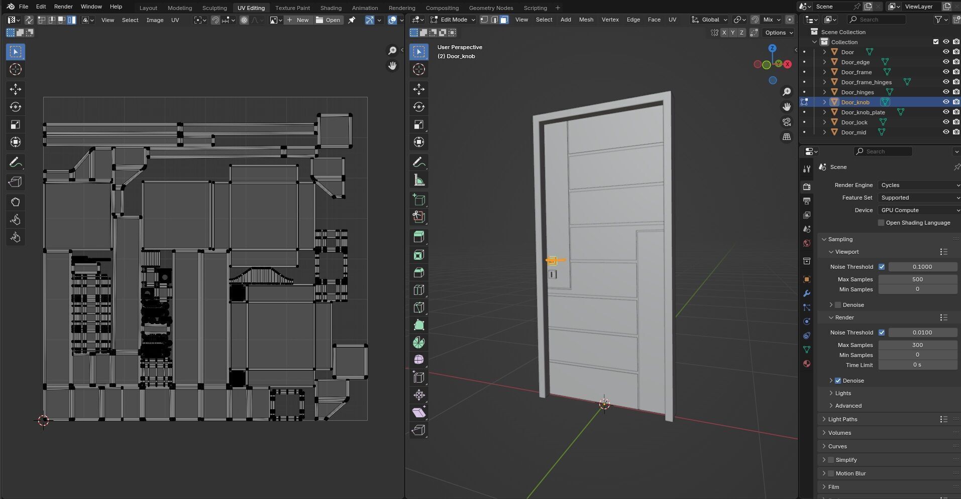 Door CG22 3D model_16