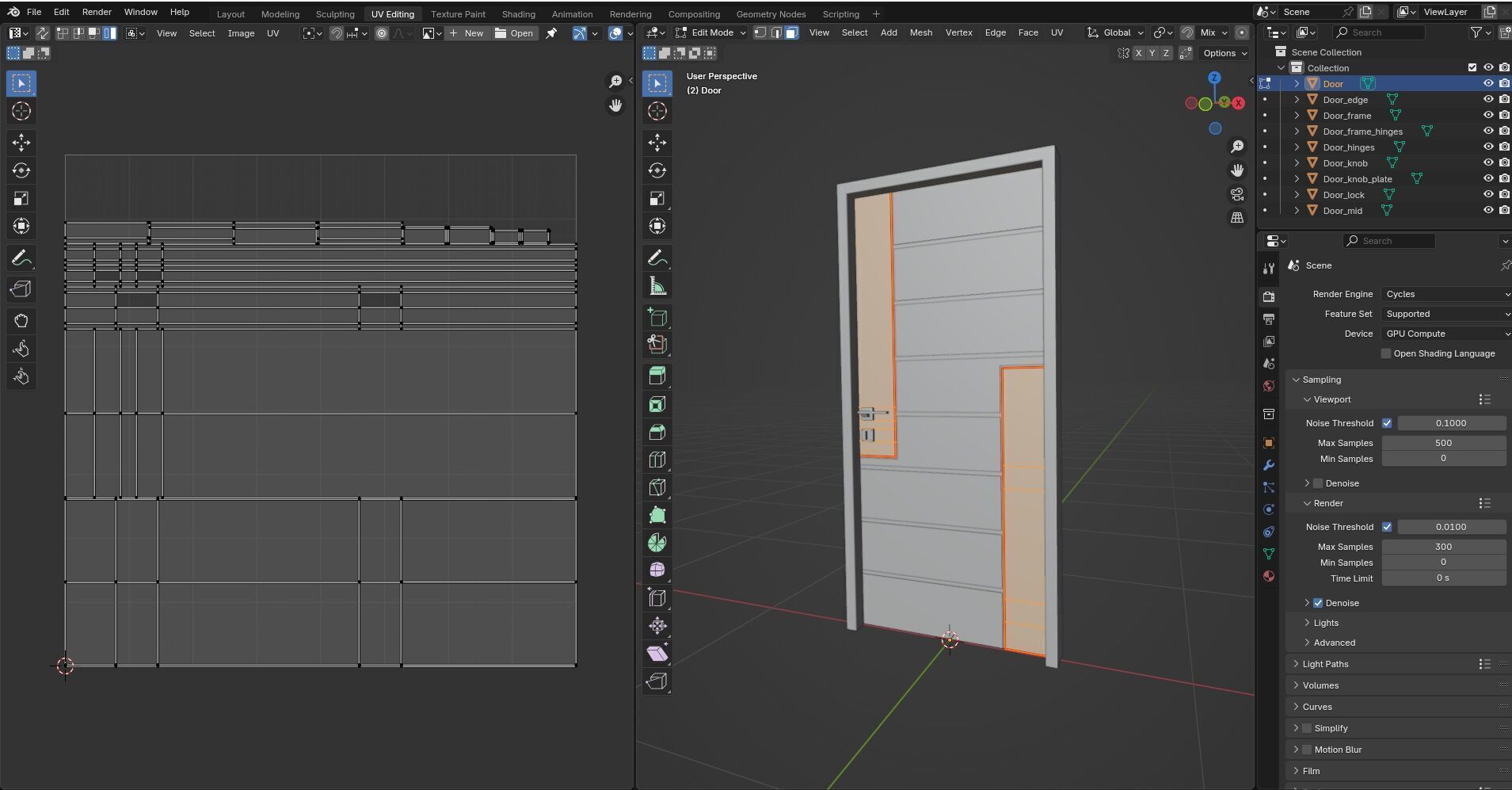 Door CG22 3D model_13