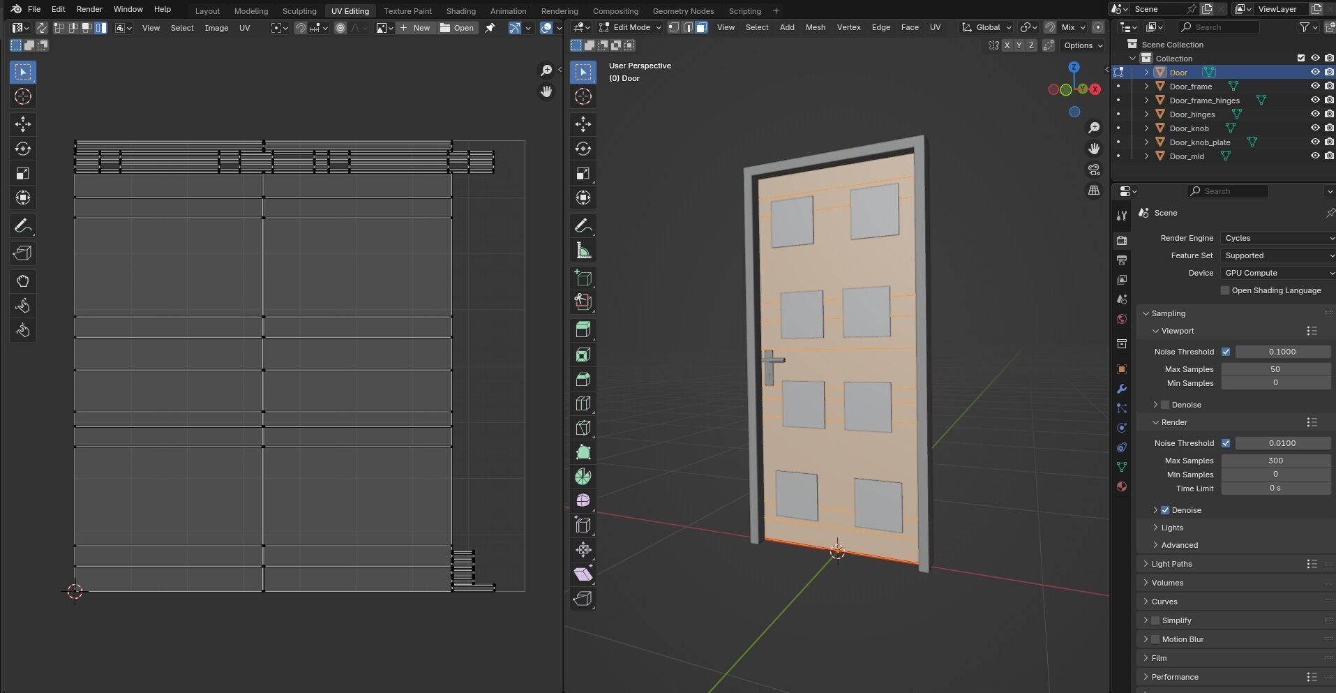 Door CG23 3D model_13