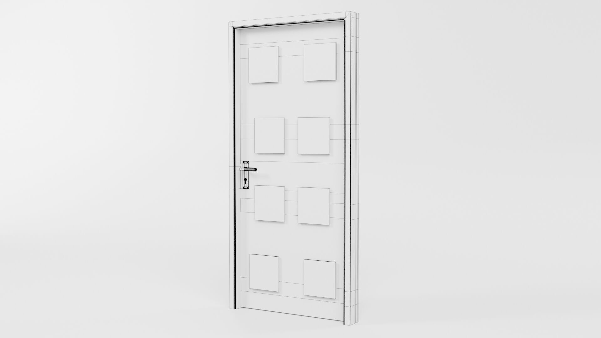 Door CG23 3D model_5
