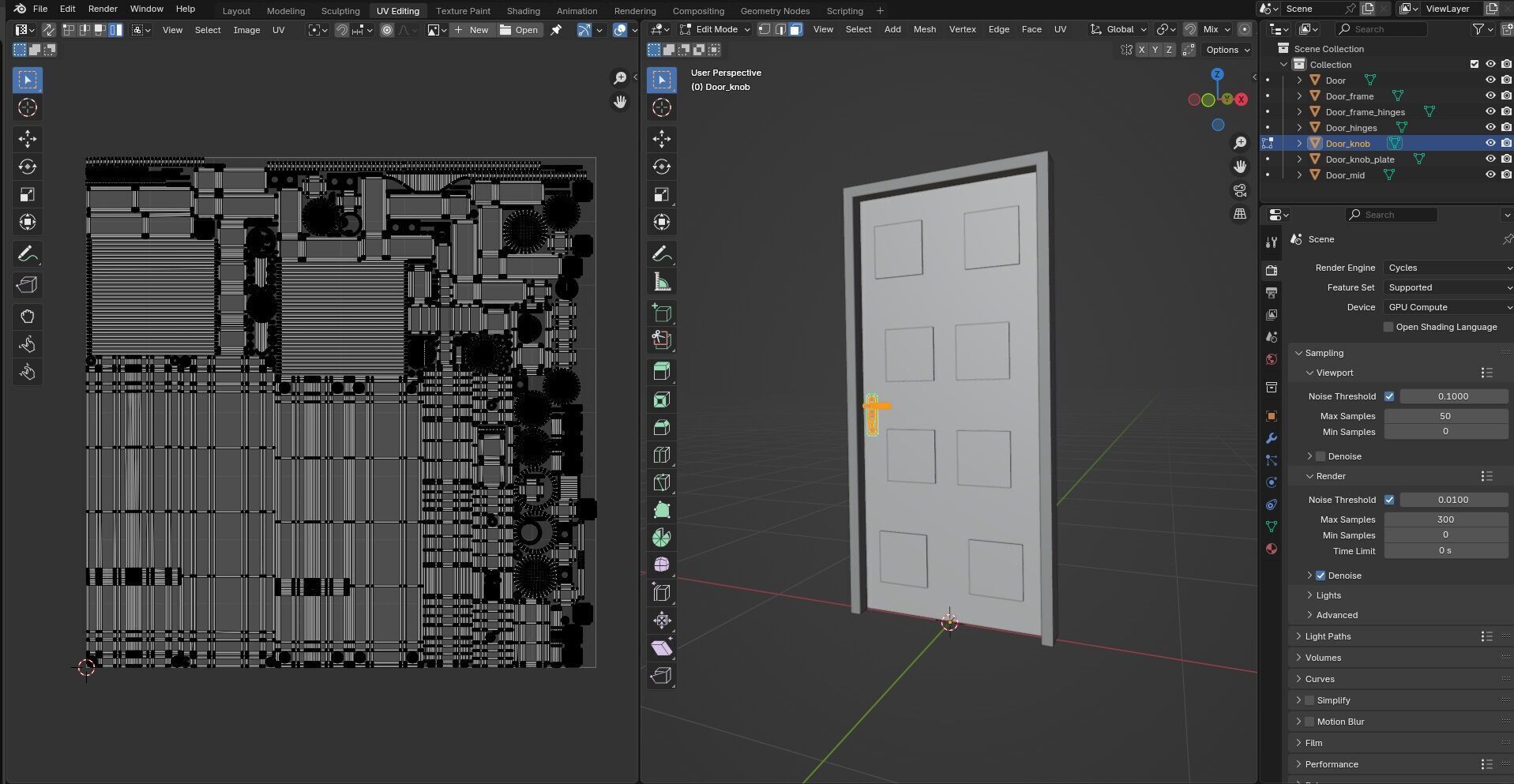 Door CG23 3D model_16