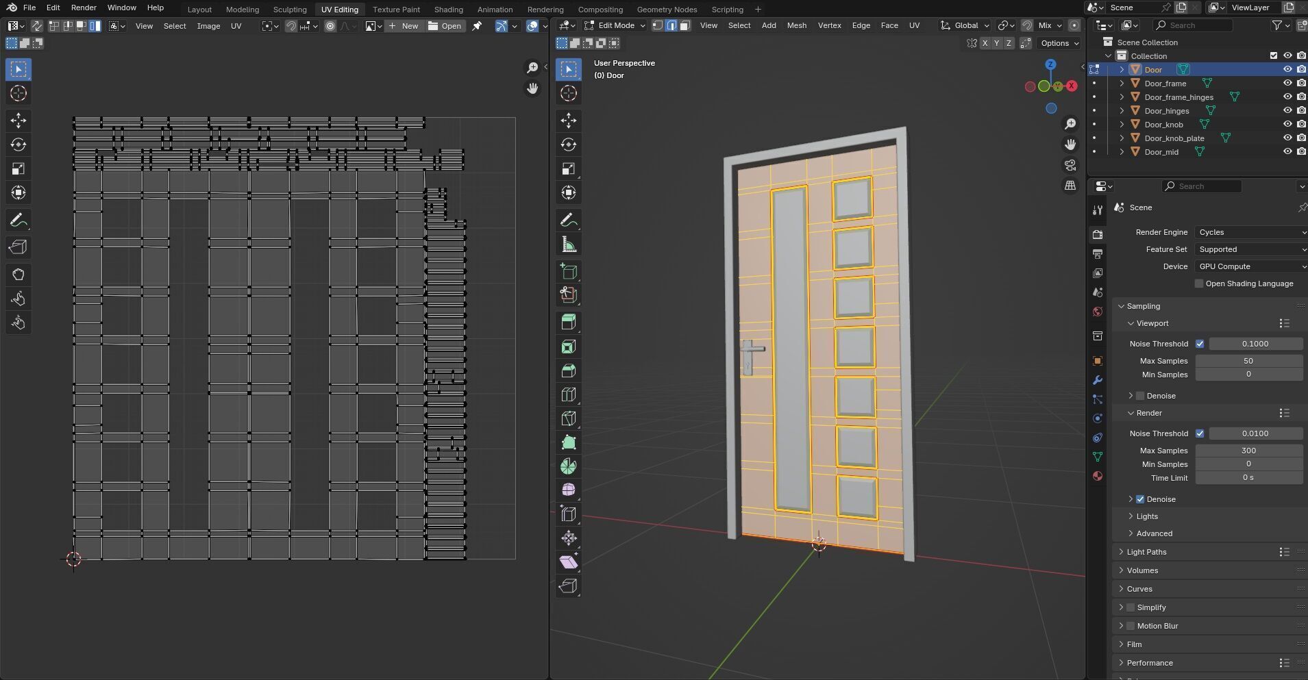 Door CG28 3D model_13