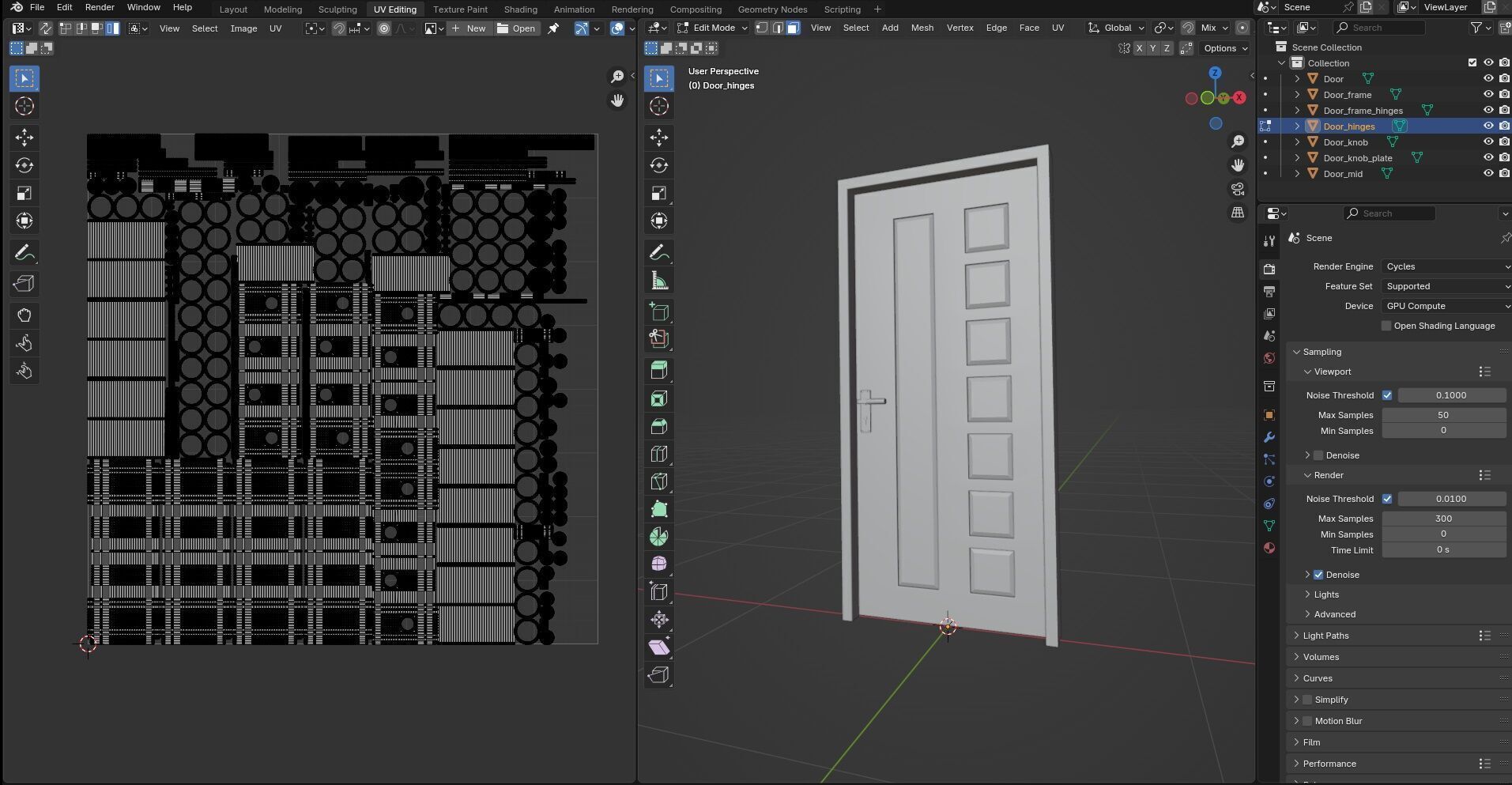 Door CG28 3D model_15
