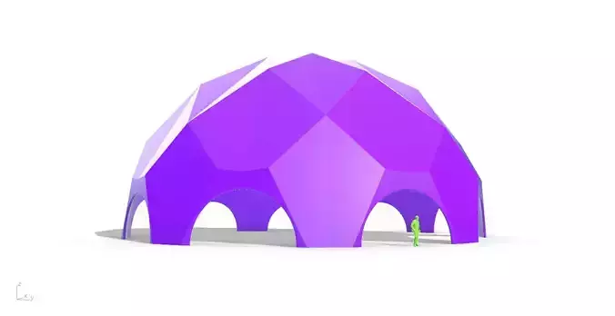 Solid Triangulated Dome Structure v1