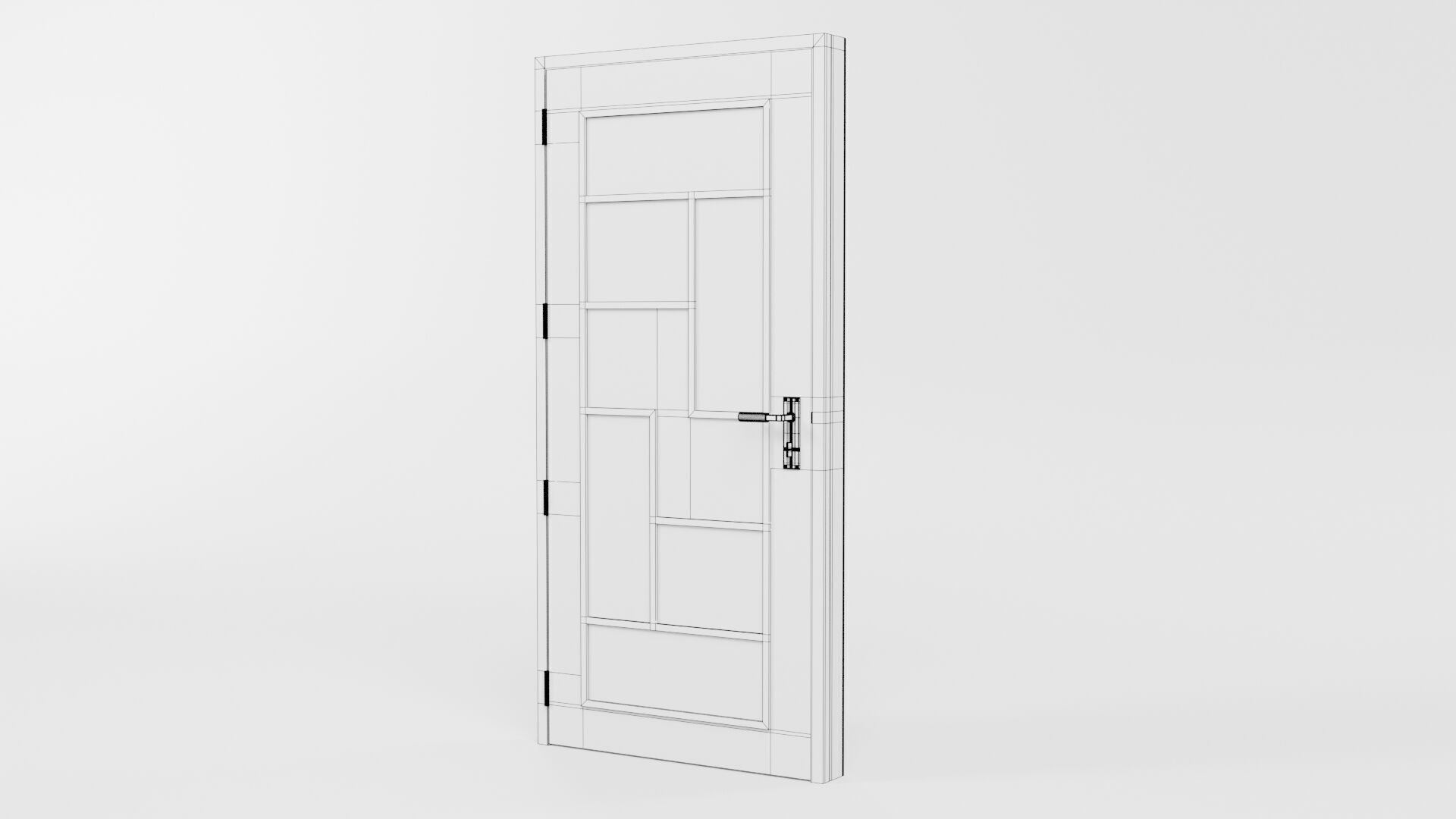 Door CG30 3D model_6