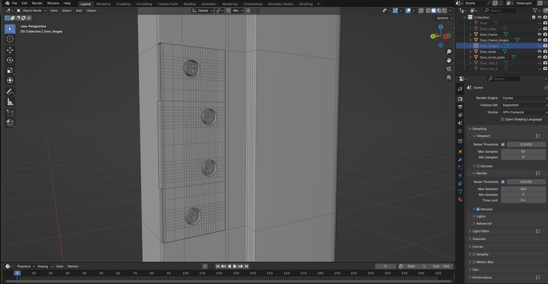 Door CG30 3D model_8