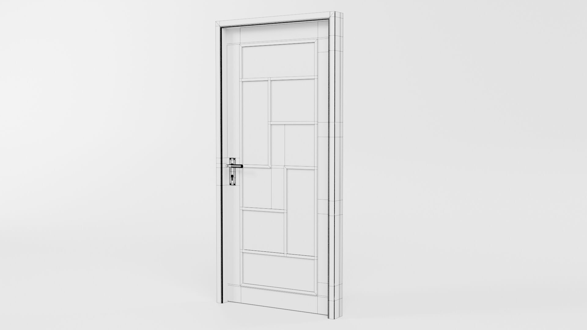 Door CG30 3D model_5