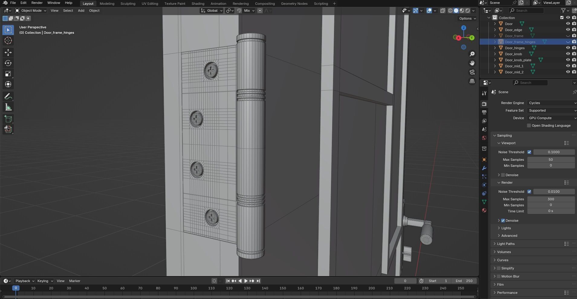 Door CG30 3D model_9