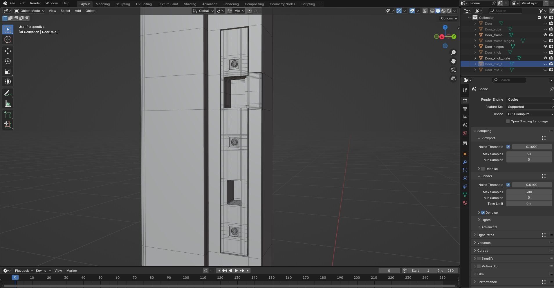 Door CG30 3D model_10