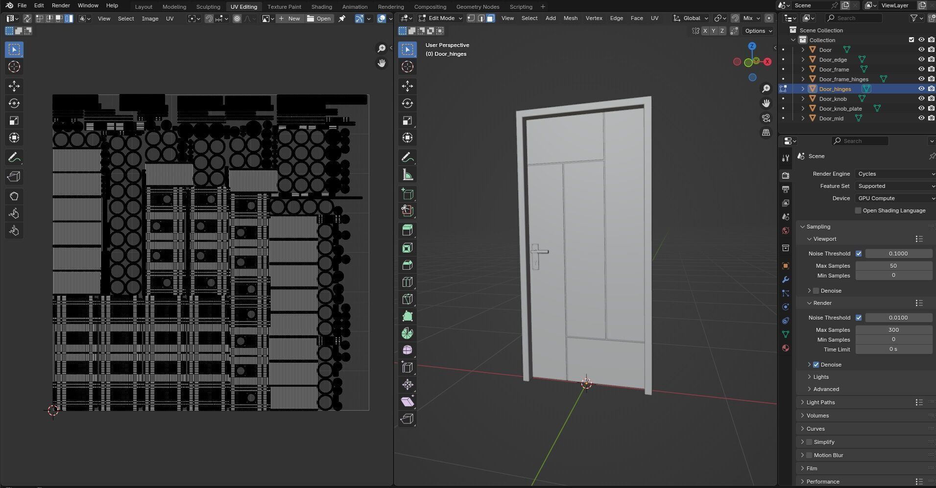 Door CG31 3D model_15