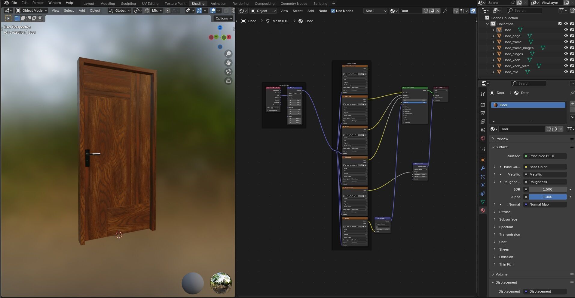 Door CG31 3D model_17