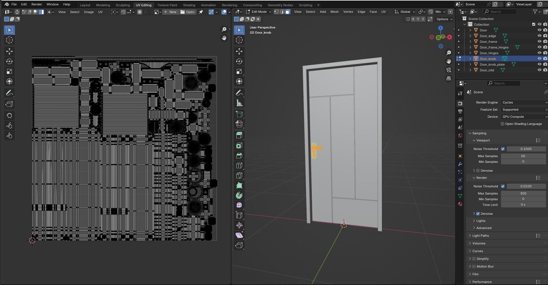 Door CG31 3D model_16