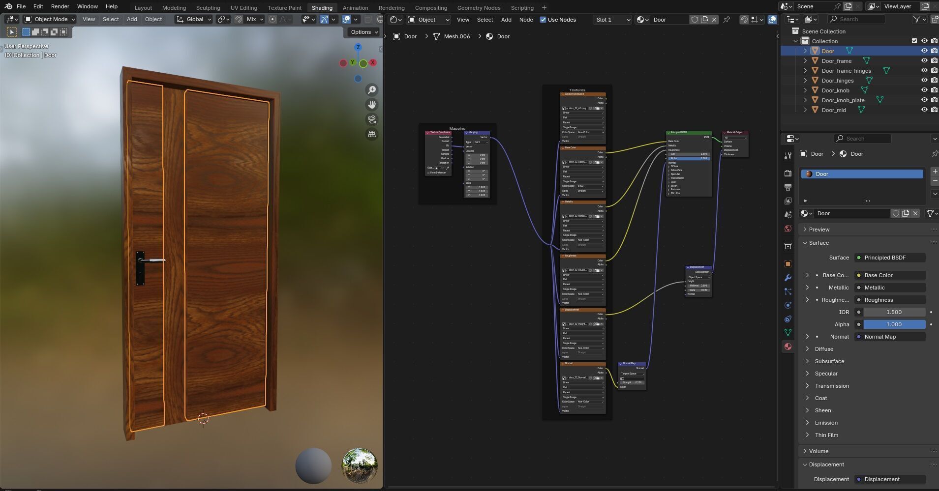Door CG32 3D model_17