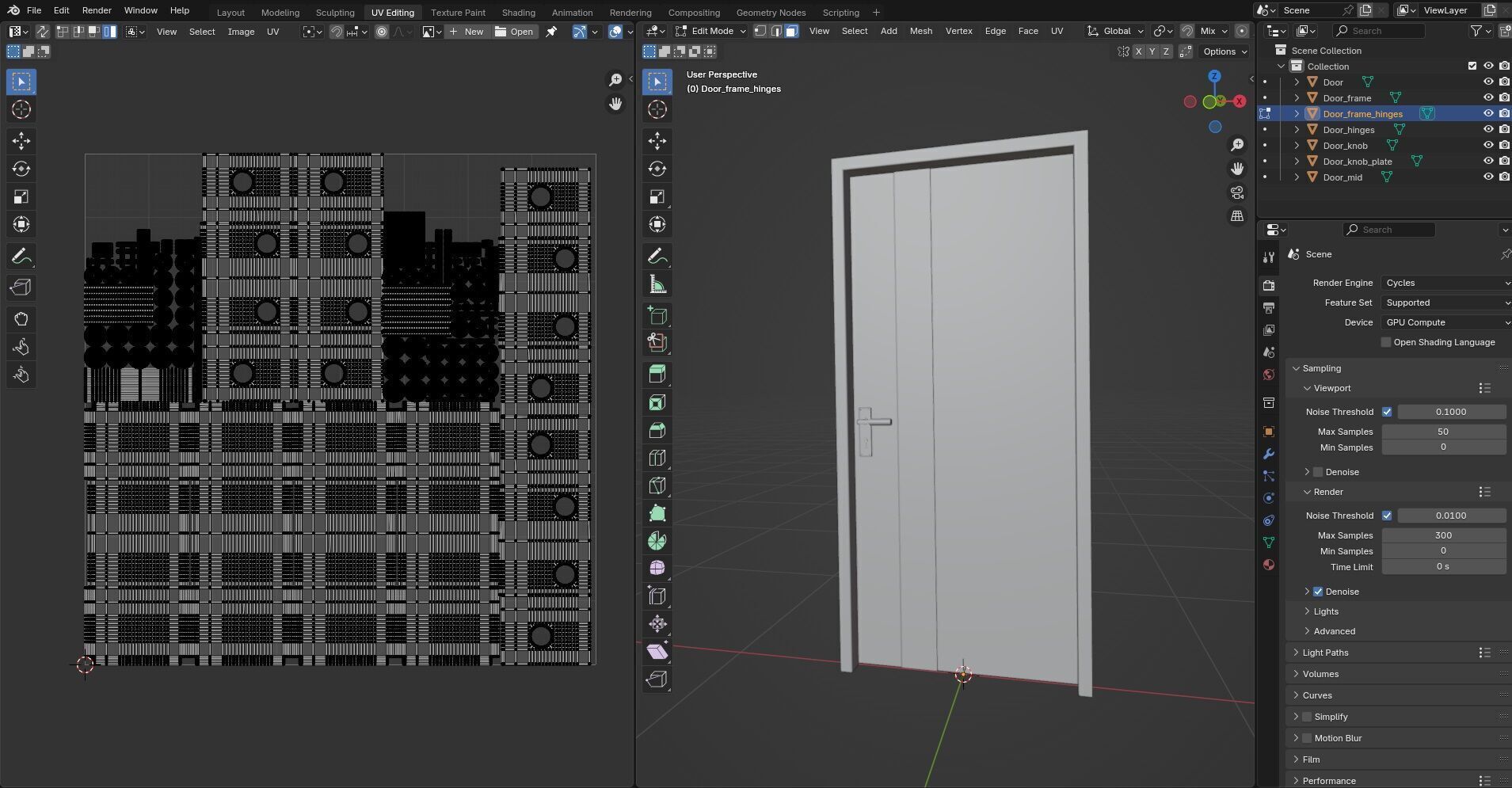Door CG32 3D model_14