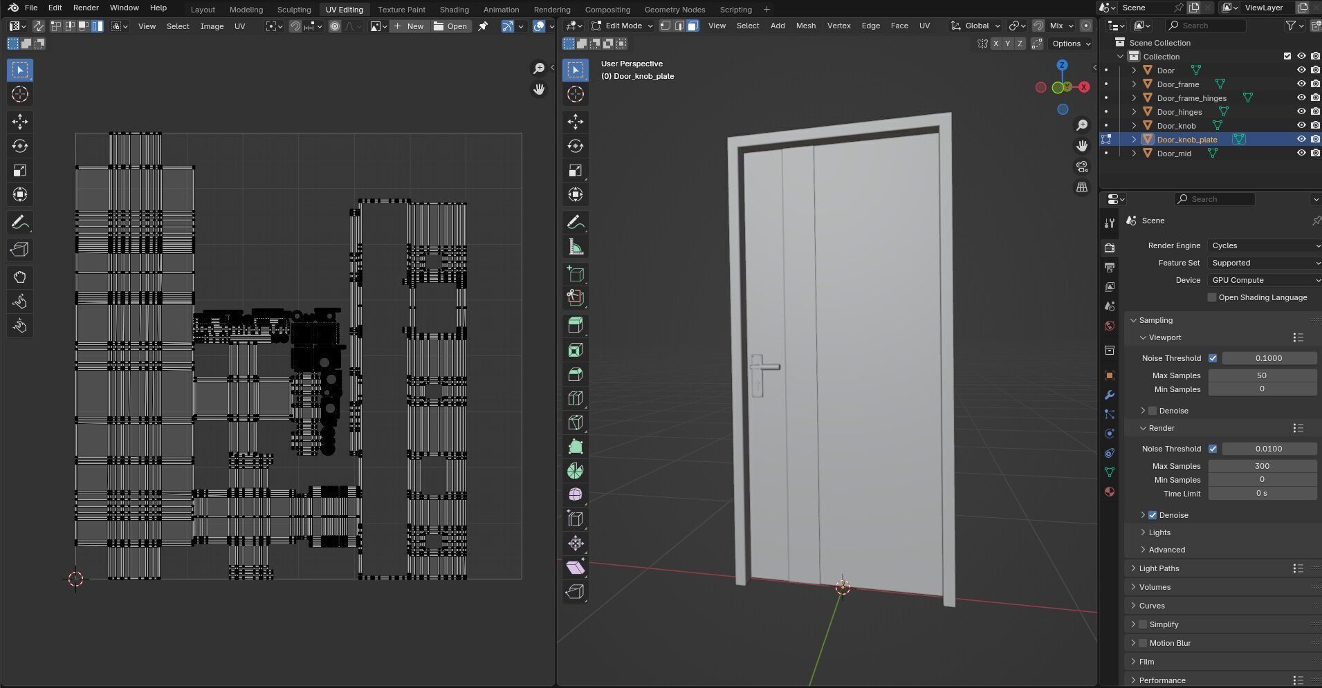 Door CG32 3D model_16