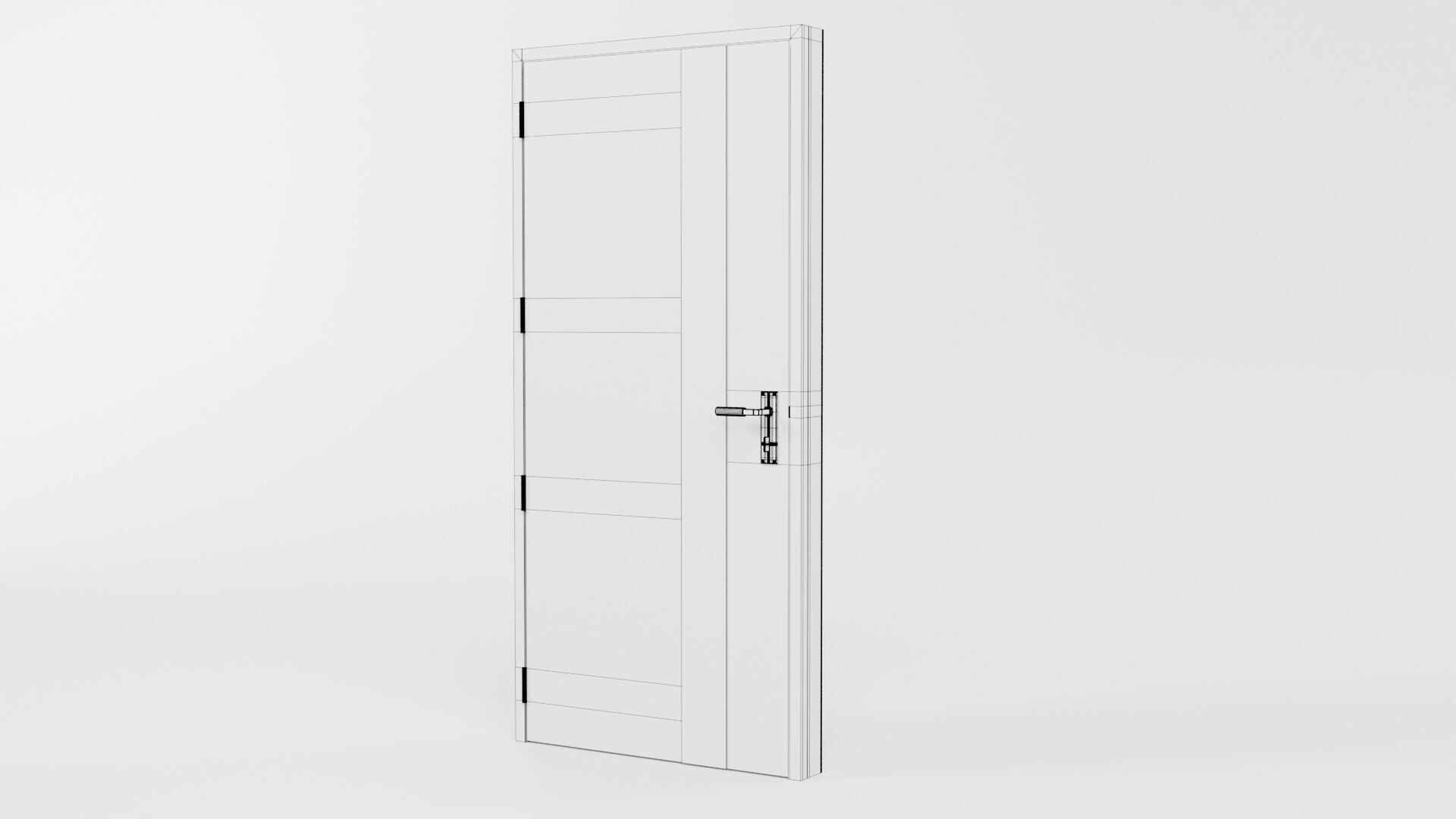 Door CG32 3D model_6
