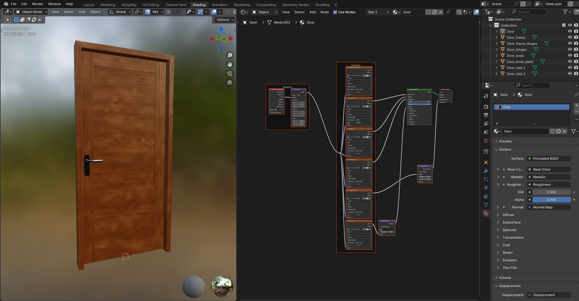 Door CG36 3D model_17