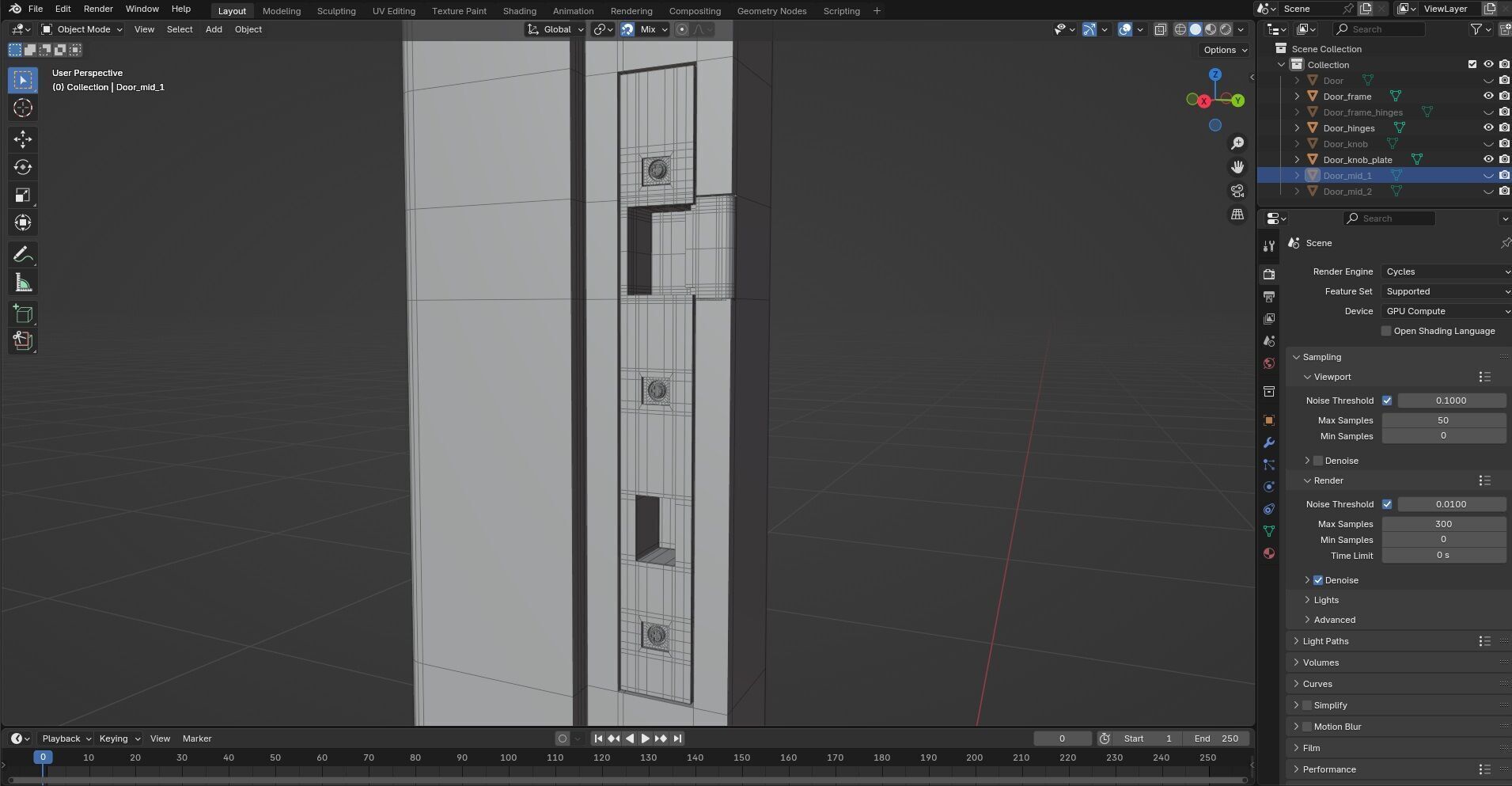 Door CG36 3D model_10