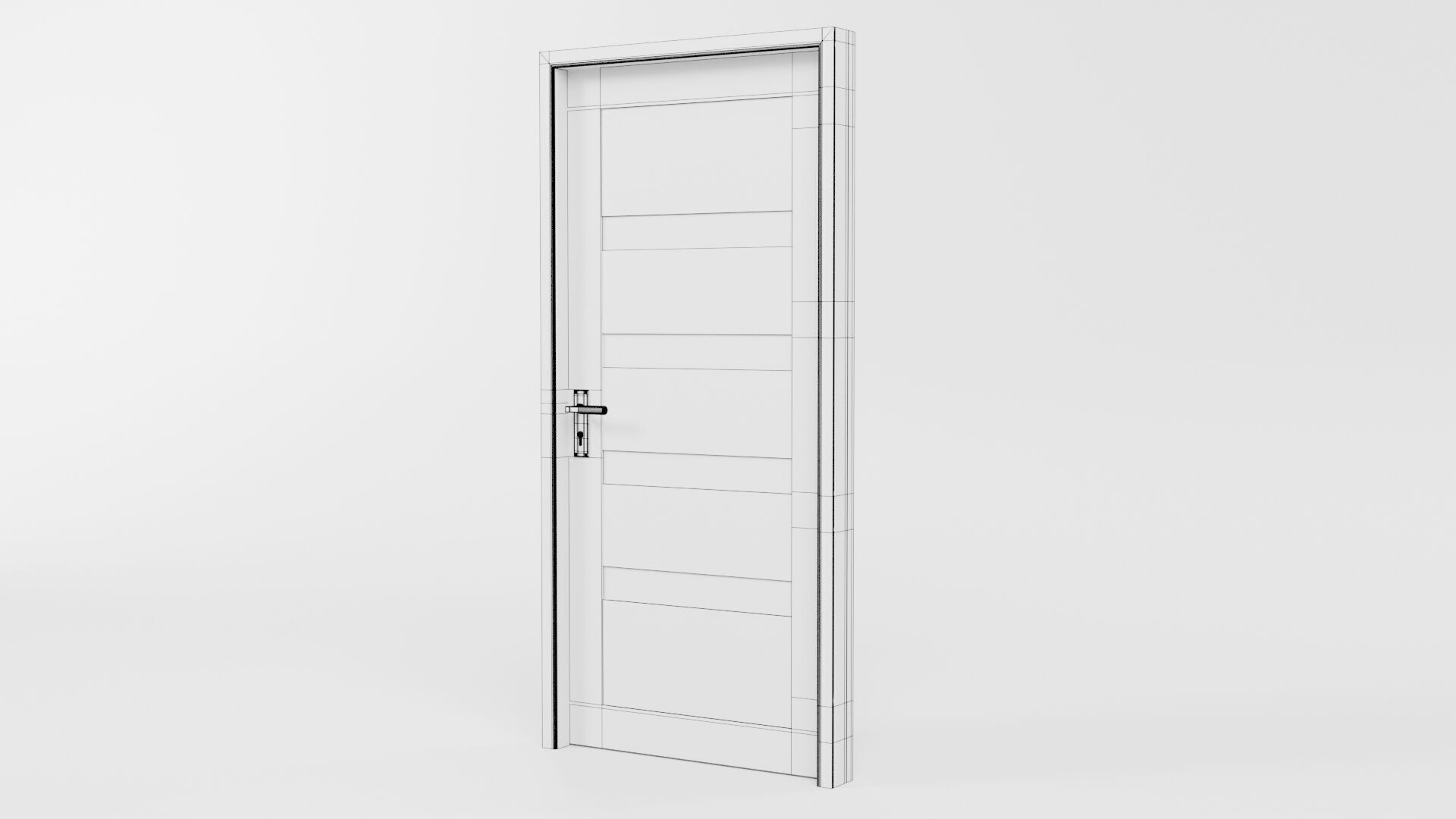 Door CG36 3D model_5