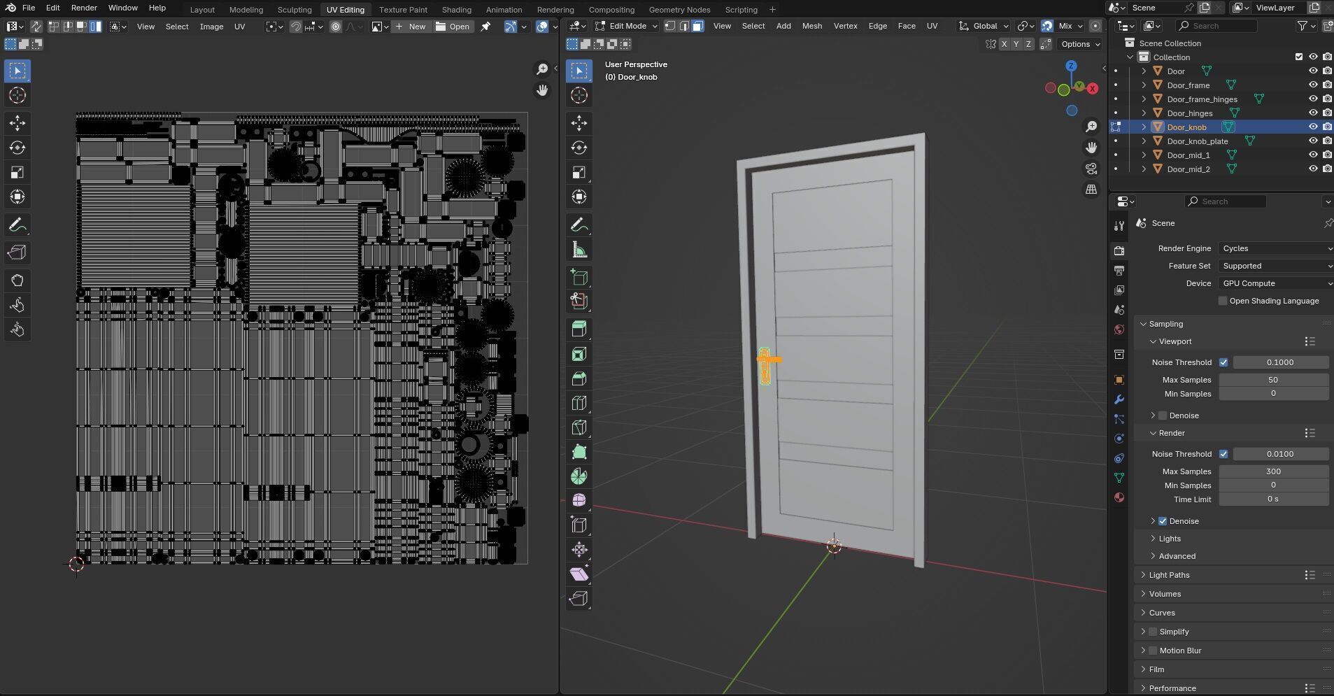 Door CG36 3D model_16