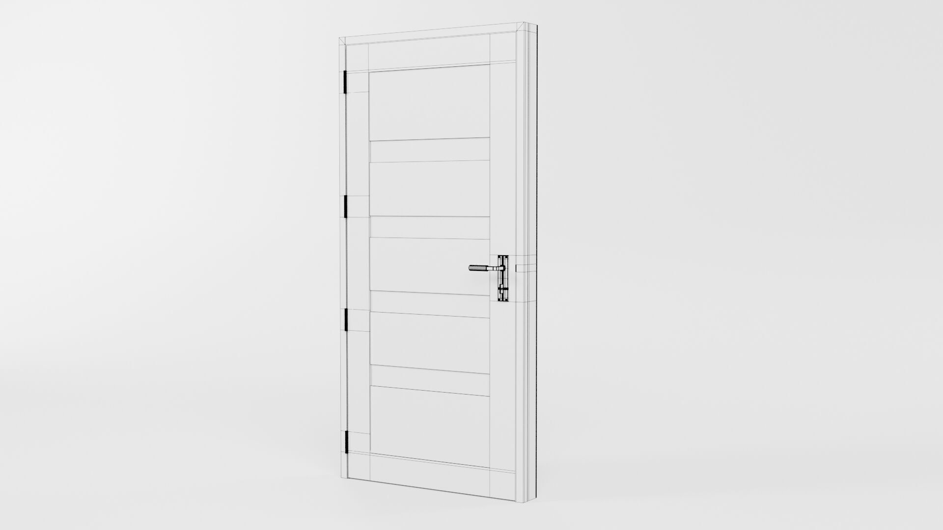 Door CG36 3D model_6