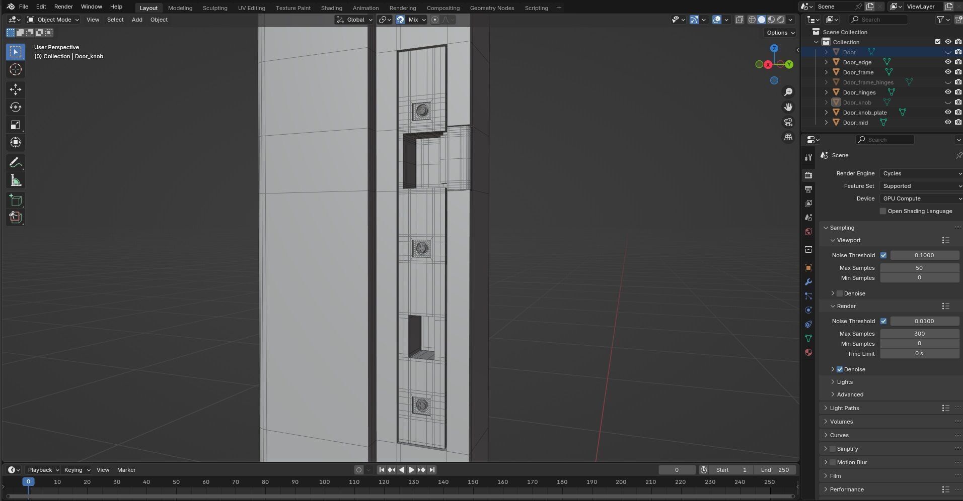 Door CG37 3D model_10