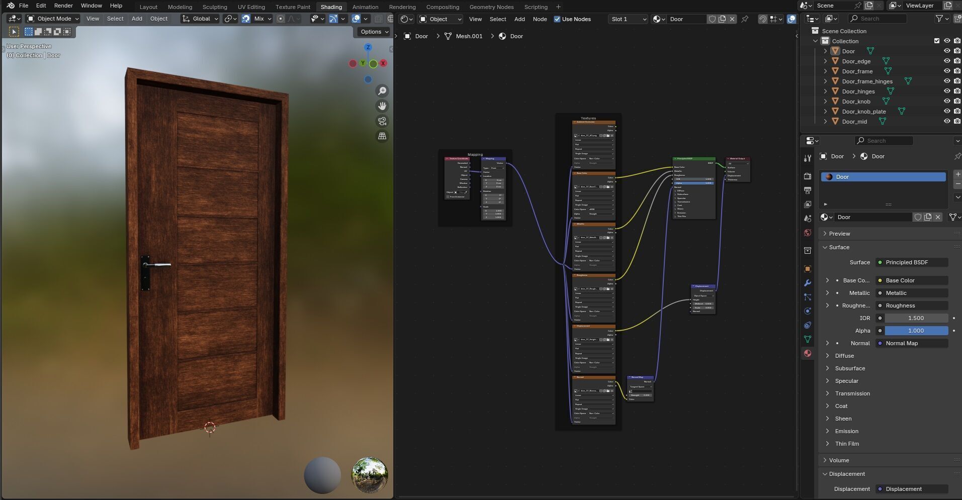 Door CG37 3D model_17