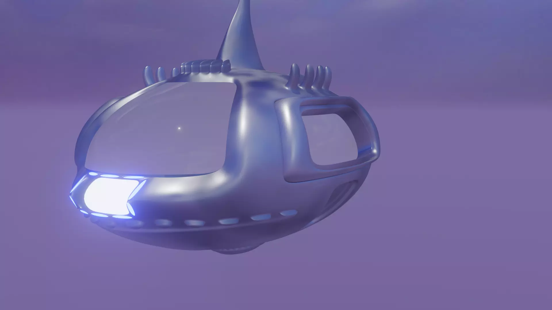 Custom Tram Free low-poly 3D model