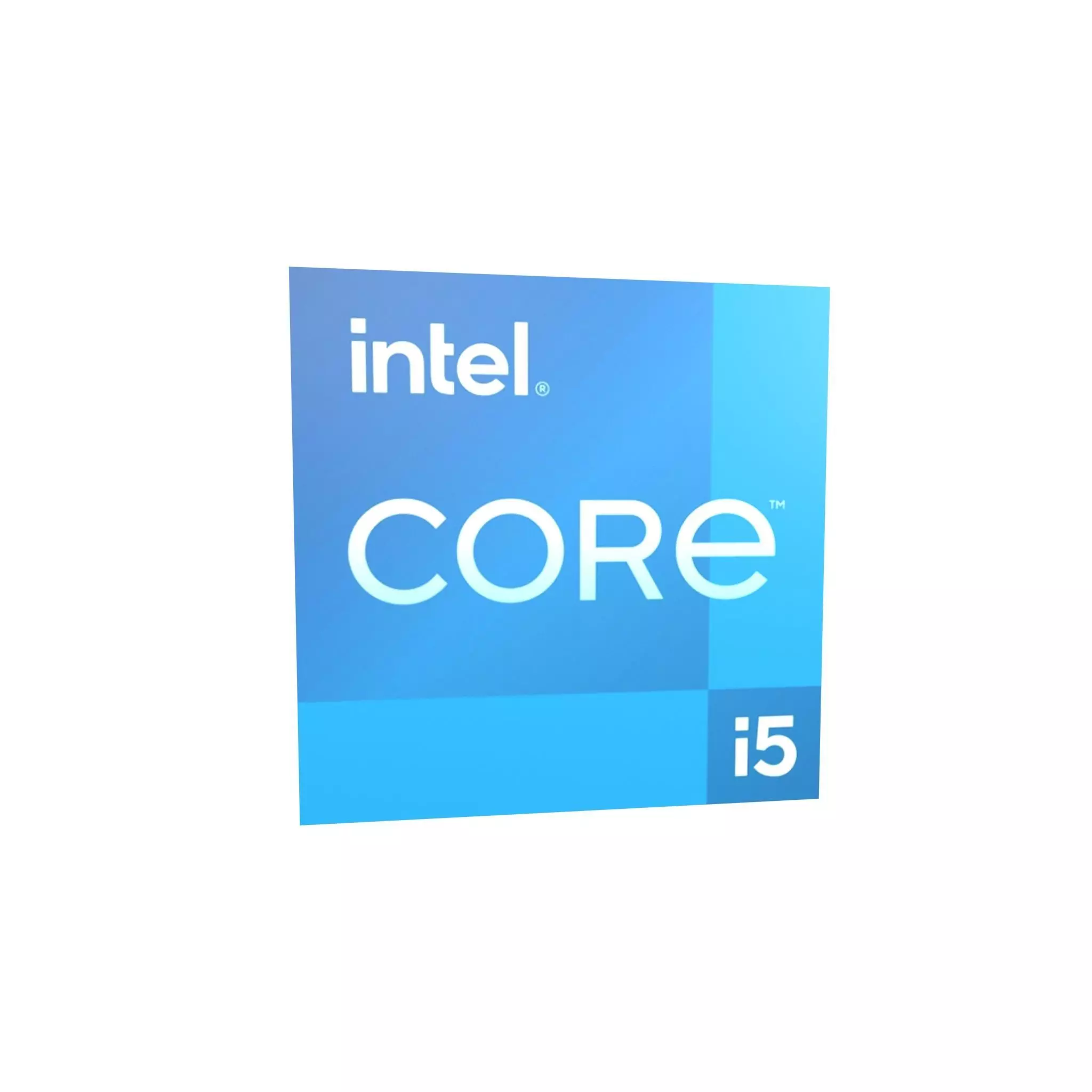 Intel CPU Tag i5 v1 002 Low-poly 3D model
