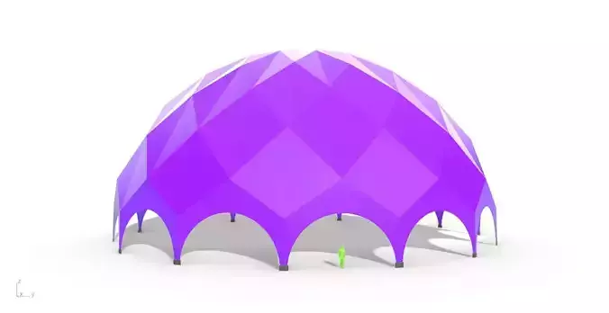 Solid Triangulated Dome Structure v2 