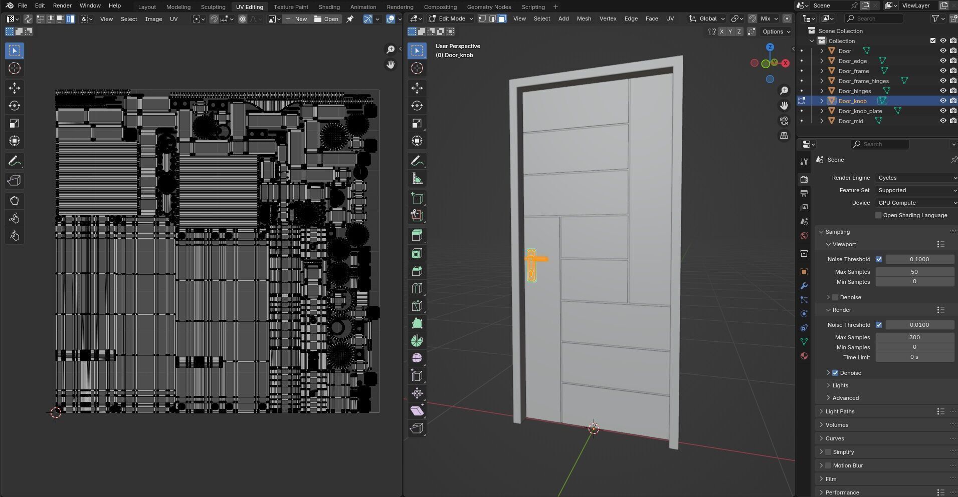 Door CG40 3D model_16