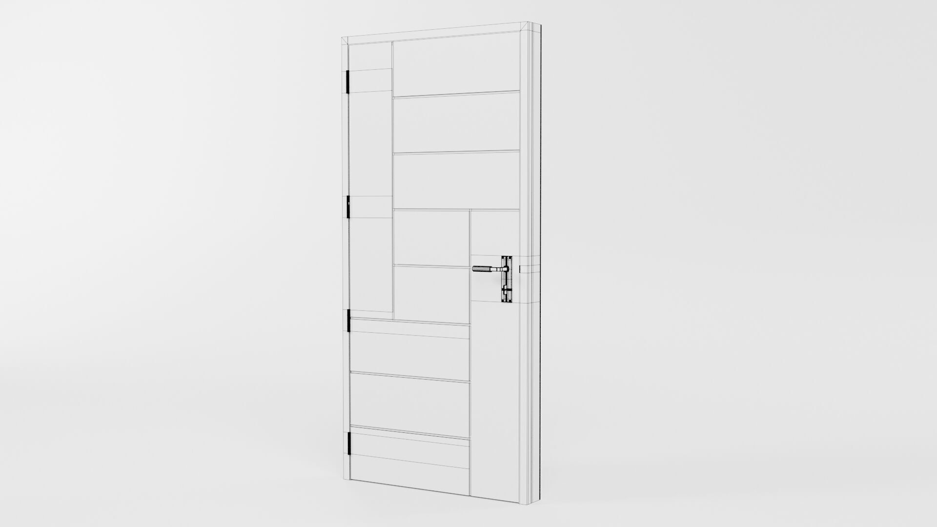 Door CG40 3D model_6
