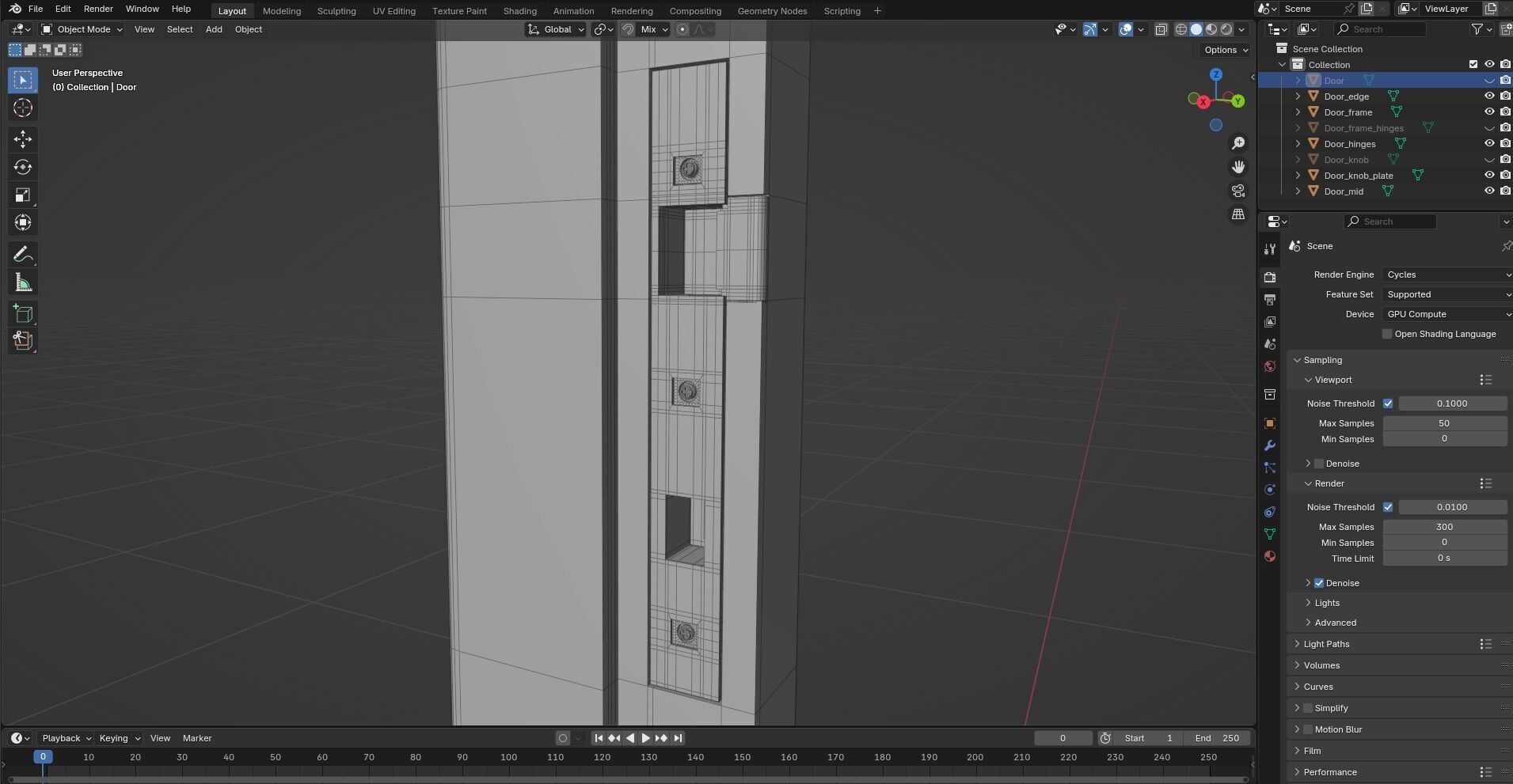 Door CG40 3D model_10