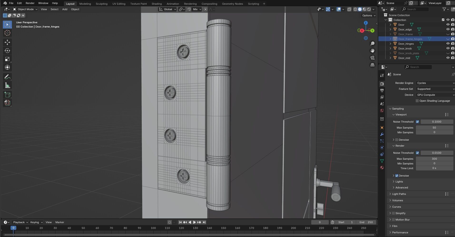 Door CG40 3D model_9