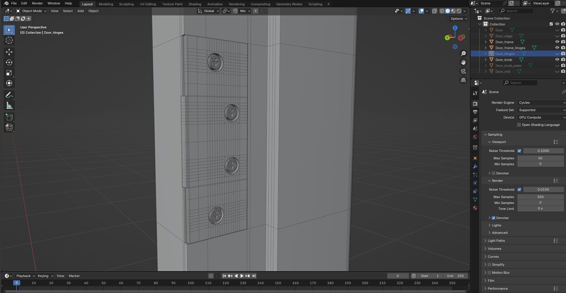 Door CG40 3D model_8