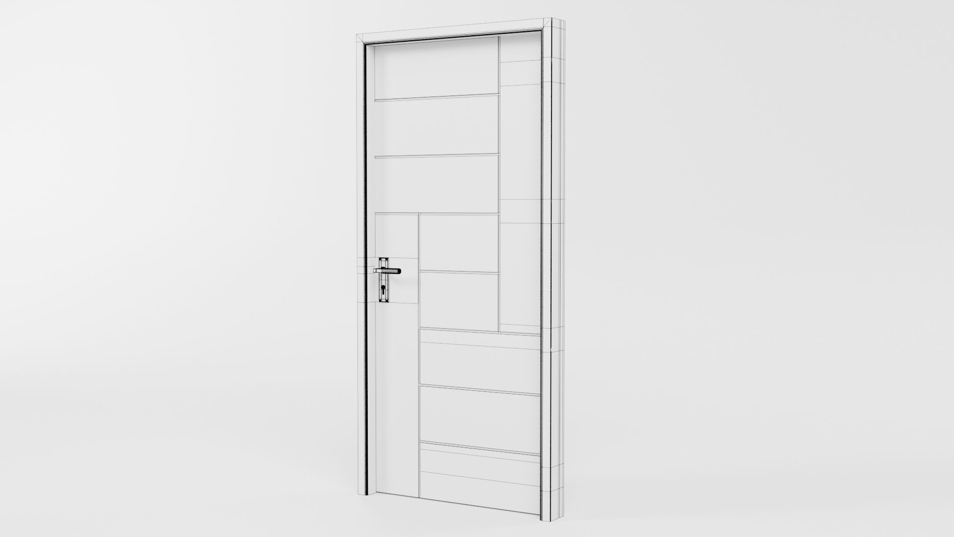 Door CG40 3D model_5