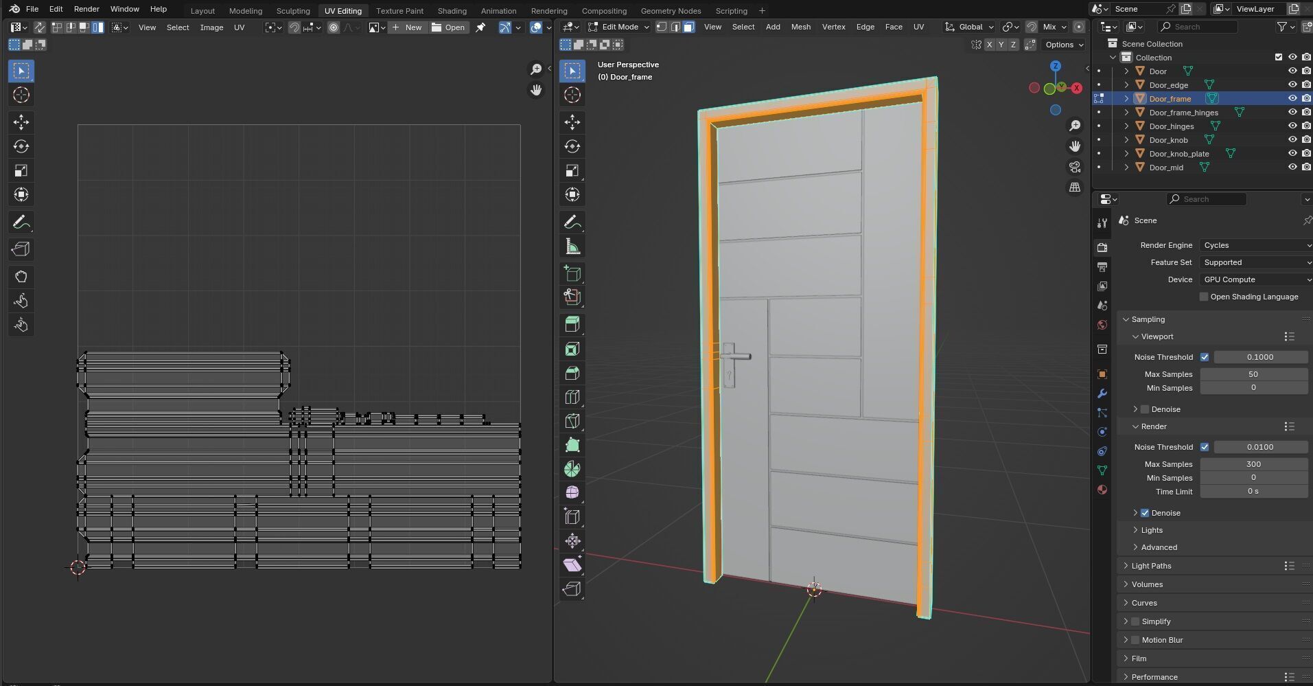 Door CG40 3D model_14