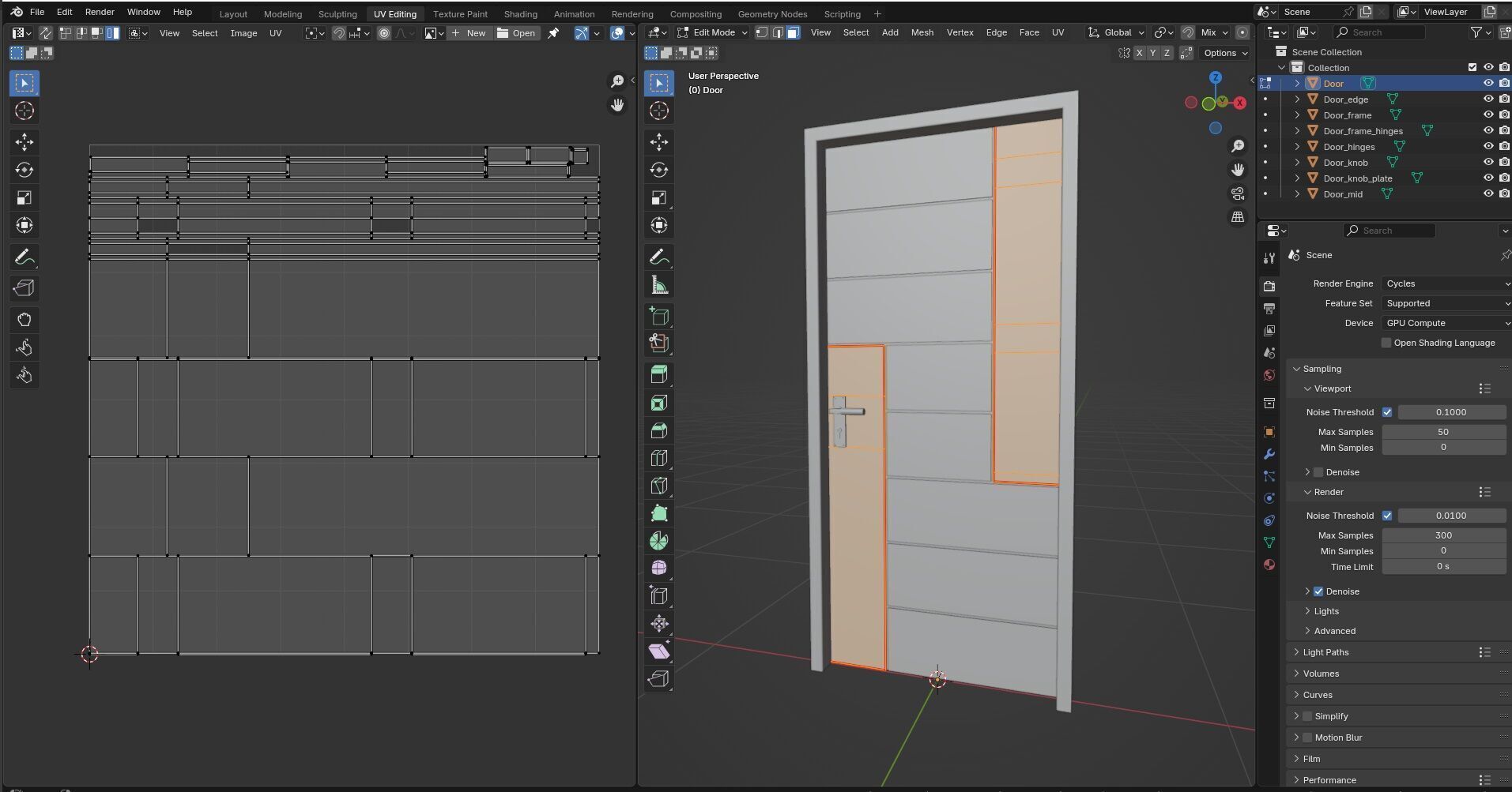 Door CG40 3D model_13