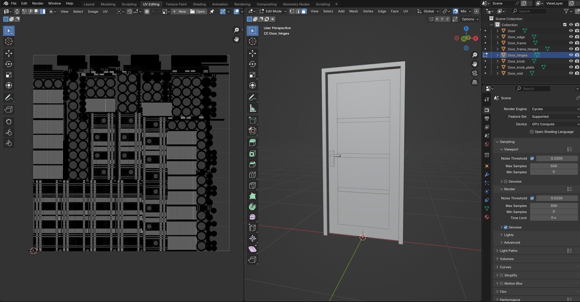 Door CG41 3D model_15